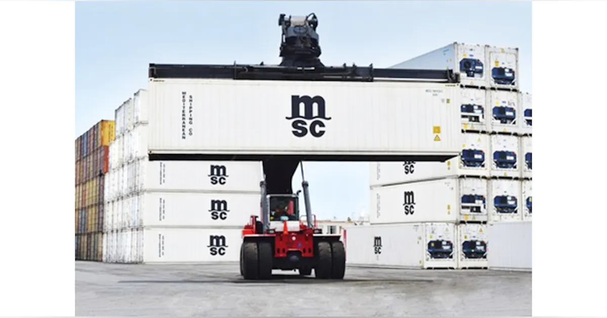 Msc Reefer Container Rack Mediterranean Shipping Company invests in reefer cargo services ...