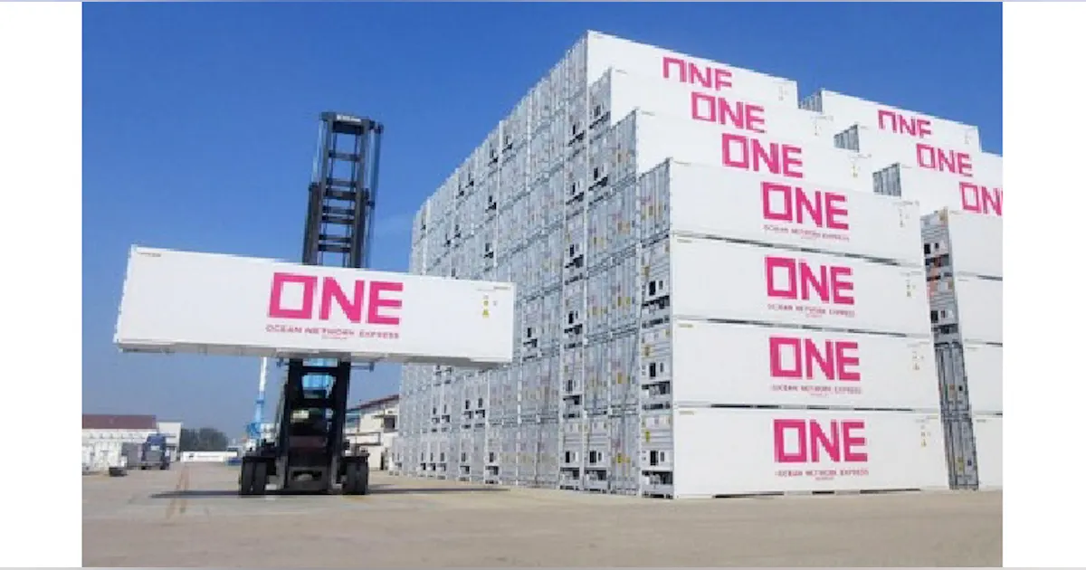 One Intermodal Ocean Network Express orders 14,000 reefer containers | FleetOwner