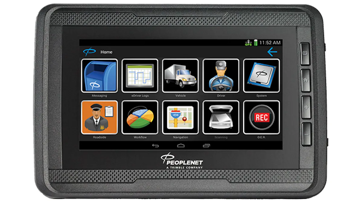 PeopleNet Display.5 aids in ELD compliance, enables in-cab app ...