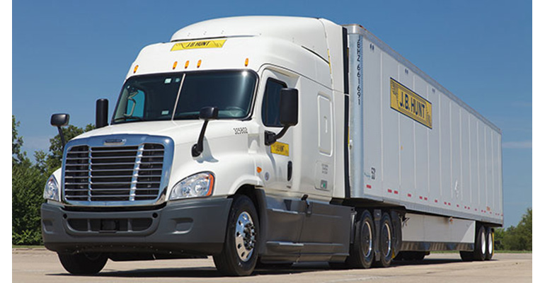 Refrigeratedtransporter 3422 J B Hunt Truck Trailer Rig