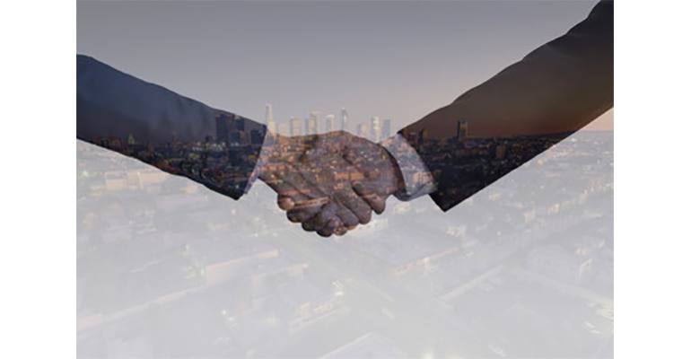 Refrigeratedtransporter 3430 Hands Shaking