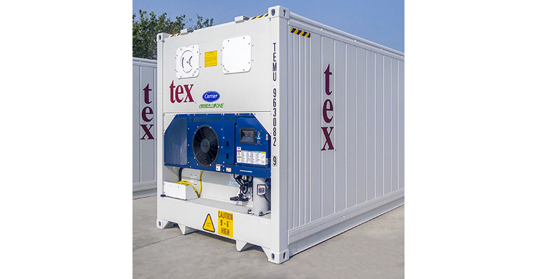 Refrigeratedtransporter 3550 Textainer Primeline One Container