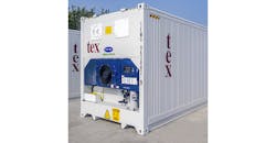 Refrigeratedtransporter 3550 Textainer Primeline One Container Refrigeratedtransporter 3550 Textainer Primeline One Container