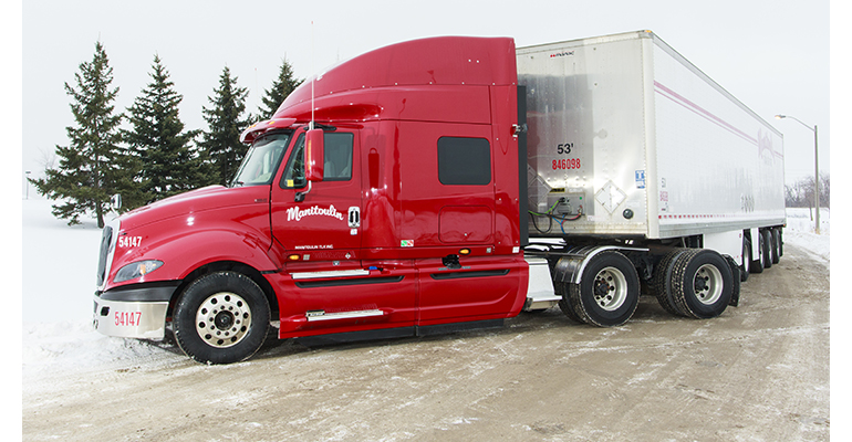 Refrigeratedtransporter 3554 Manitoulin Transport Truck Trailer