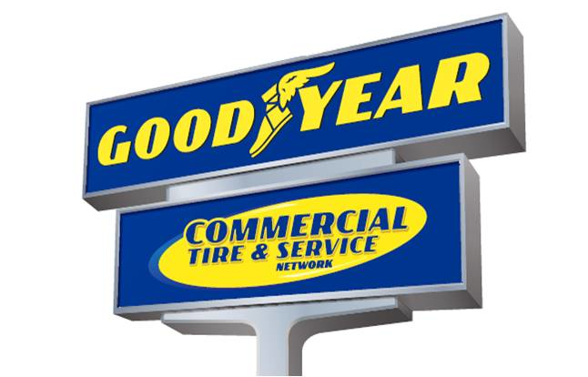 Trucker 8242 11 05 18 Goodyear Commercial Network Logo Sign
