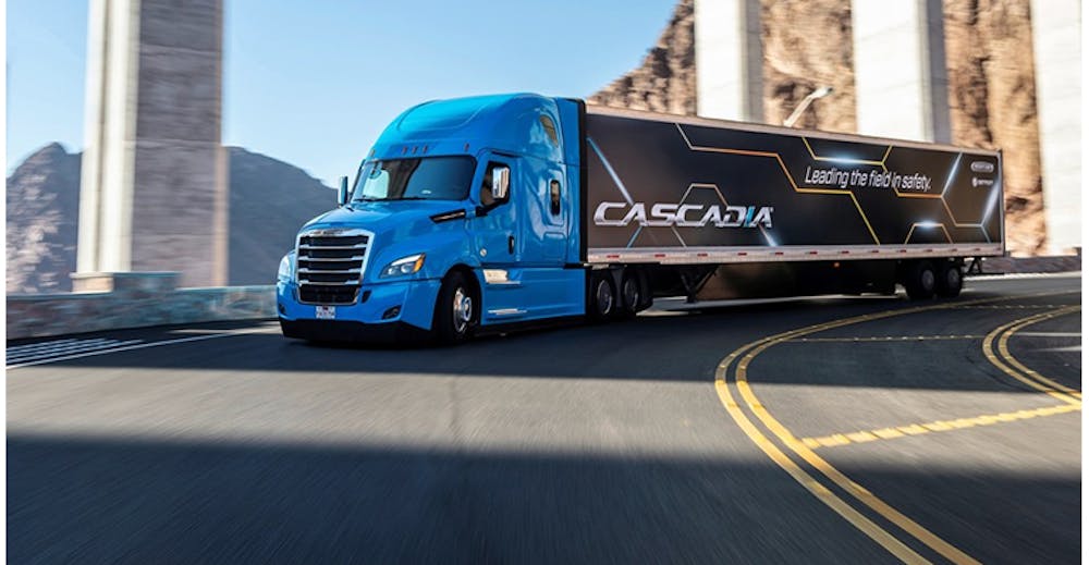 DTNA showcases automated Freightliner Cascadia at Las Vegas event