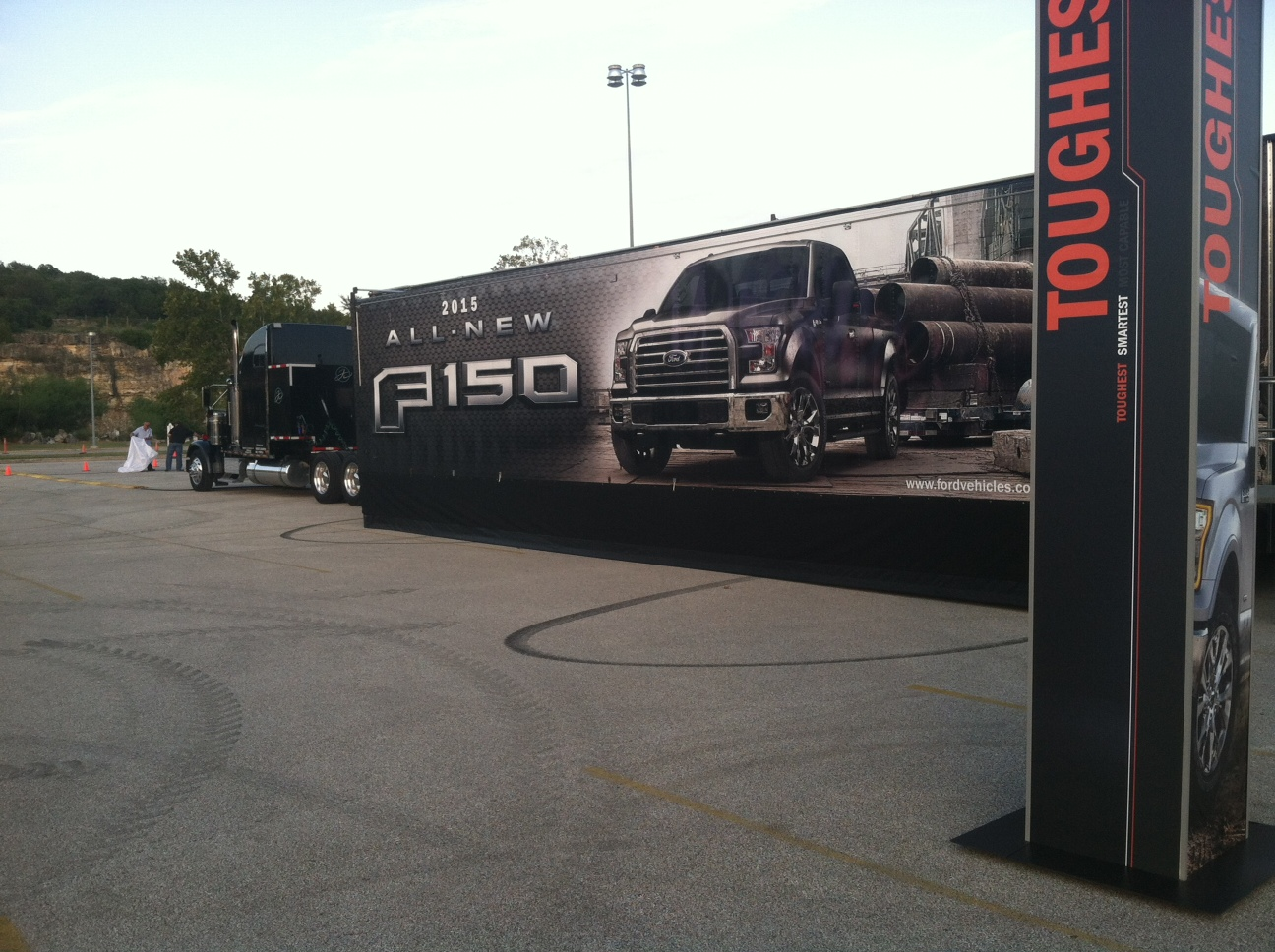 Ford's mobile display trailer FleetOwner