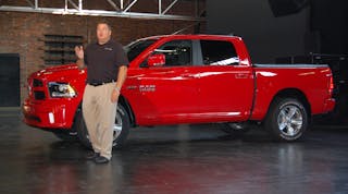 Bob Hegbloom, director of the Ram truck division, talks about the improved fuel economy of the V6-powered 2013 Ram 1500.