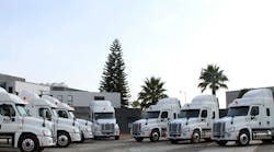 UNNE Corporate has put 50 Freightliner Cascadias into service.