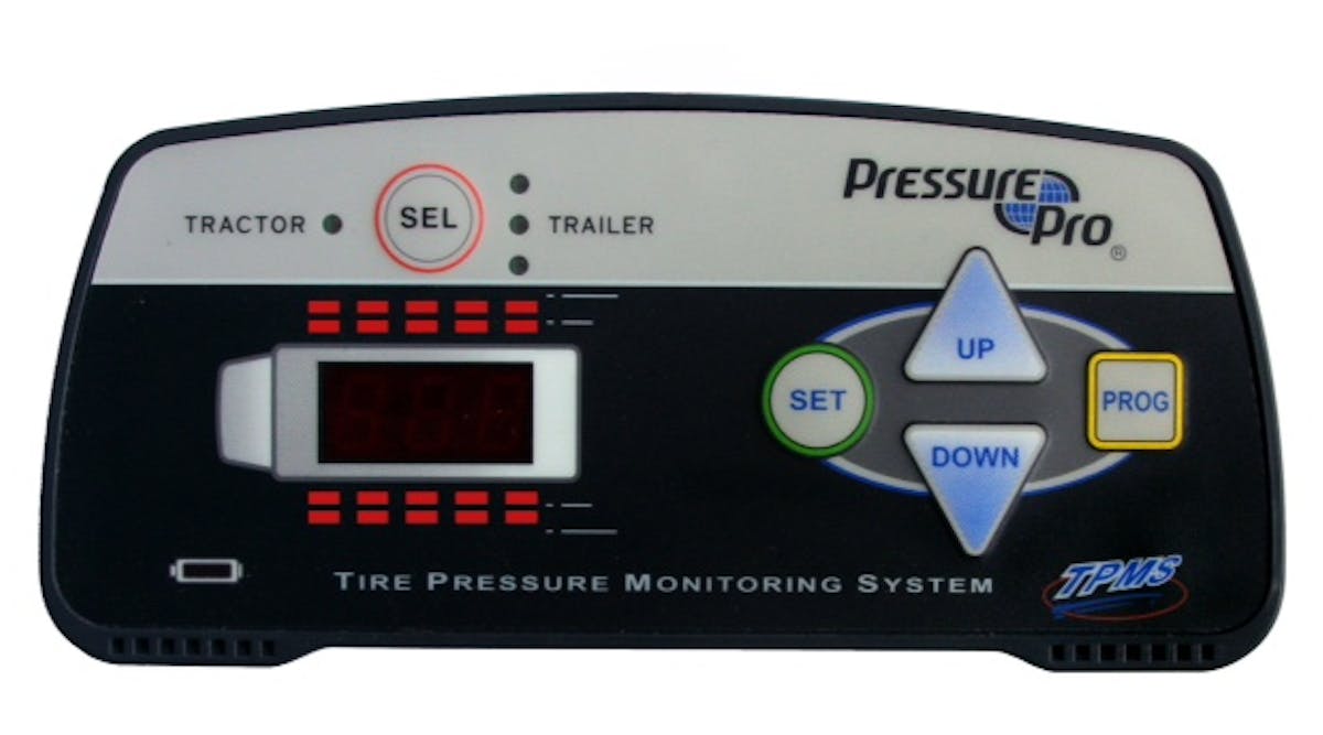 Fleetowner 3367 Pressure Pro Intelligent Monitor Lit Locations