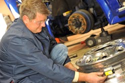 Alerts such as pressure and temperature data from inside the tire can be remotely transmitted for realtime viewing Alerts such as pressure and temperature data from inside the tire can be remotely transmitted for realtime viewing