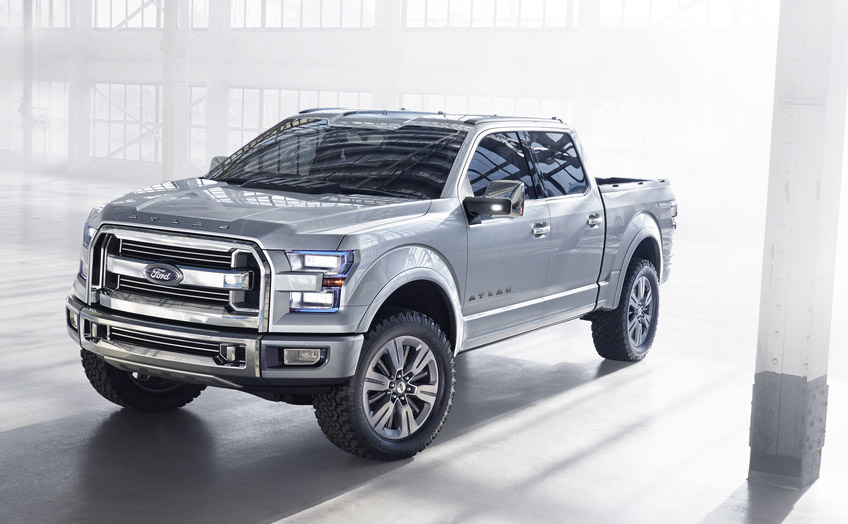 Ford39s new 2015 F150 may take deisgn cues from its Atlas concept pickup truck shown here