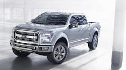 Ford&apos;s new 2015 F-150 may take deisgn cues from its Atlas concept pickup truck, shown here.