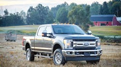 The 2017 Ford F-Series Super Duty truck.