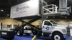 One of the new vehicles purchased by Hacor on display at the ACT Expo.