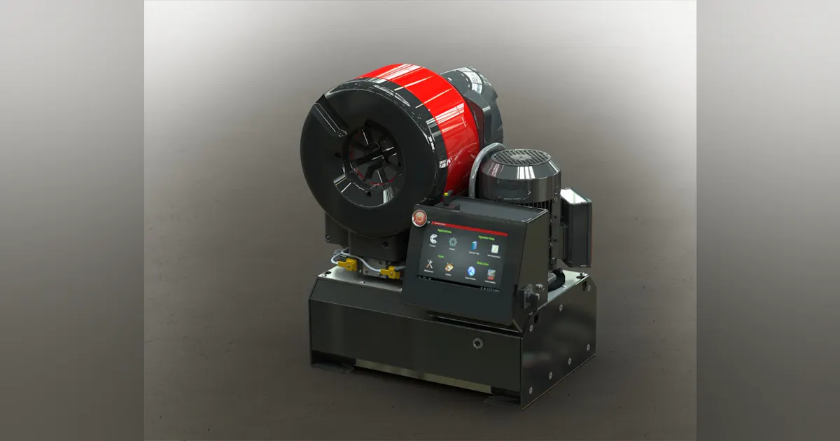 Gates Ecrimp Gates Corp. to show off new hydraulic hose crimper | FleetOwner