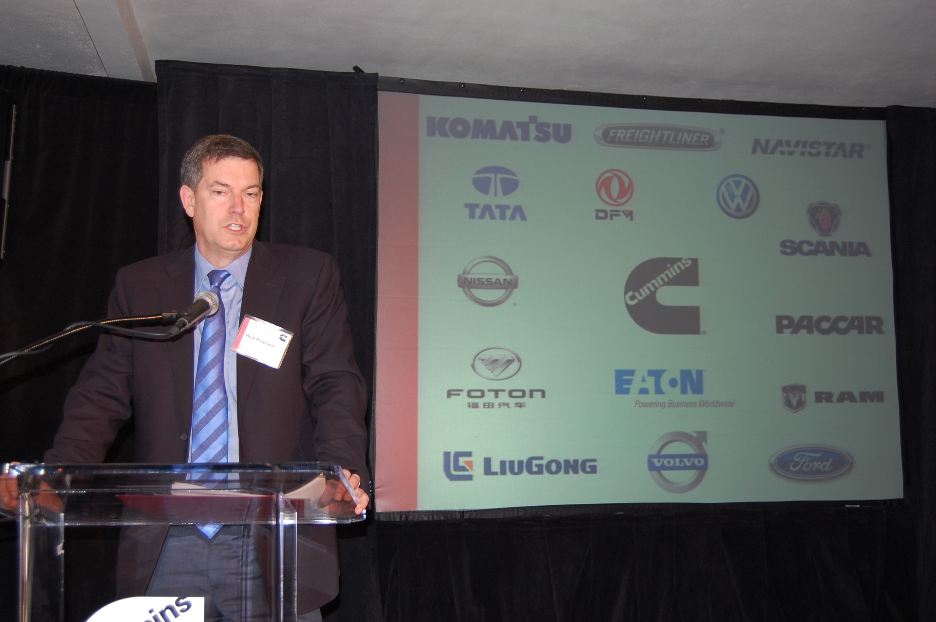 Rich Freeland Cummins is focused on being a leader in fuel economy and customer support