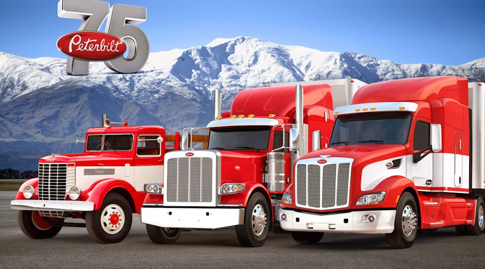Fleetowner 4012 Peterbilt 75th Anniversary Trucks Web