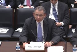 William Downey executive vice president for corporate affairs and chief security officer at The Kenan Advantage Group made several recommendations to improve hazmat transportation during a hearing in Congress yesterday William Downey executive vice president for corporate affairs and chief security officer at The Kenan Advantage Group made several recommendations to improve hazmat transportation during a hearing in Congress yesterday