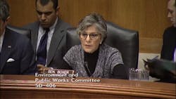 Sen Barbara Boxer DCalif who chairs the Environment and Public Works Committee emphasized the importance of the billrsquos sixyear term ldquoA shortterm extension bill only extends the uncertaintyrdquo she said during the committeersquos May 15 consideration of S 2322 Sen Barbara Boxer DCalif who chairs the Environment and Public Works Committee emphasized the importance of the billrsquos sixyear term ldquoA shortterm extension bill only extends the uncertaintyrdquo she said during the committeersquos May 15 consideration of S 2322