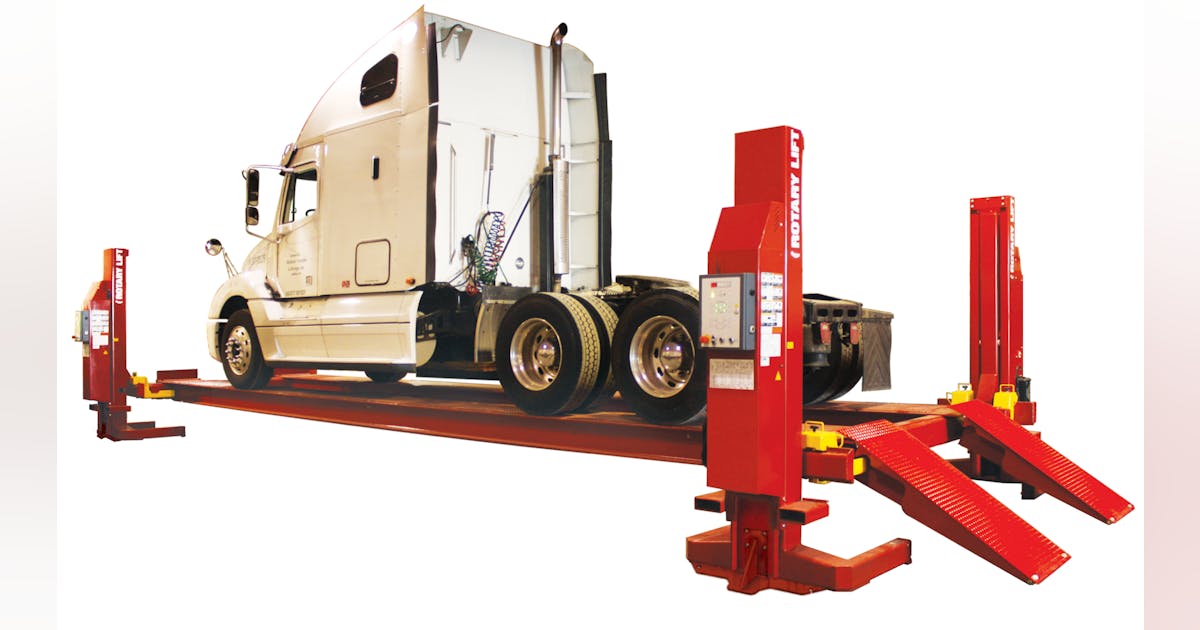 Rotary Lift introduces new four-post lifts for fast vehicle lifting ...