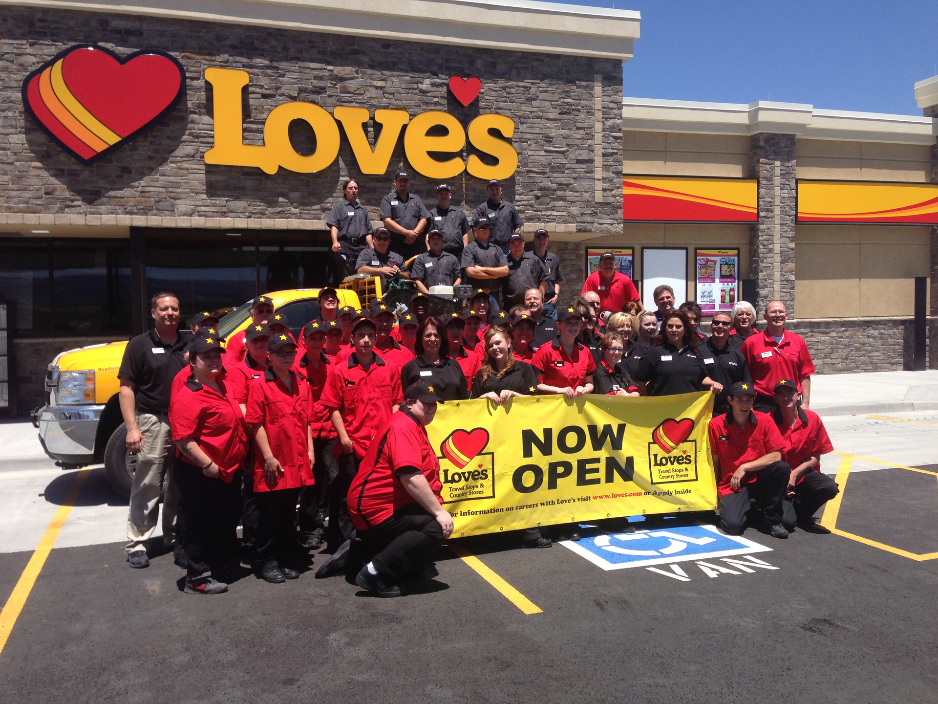 The staff at the Grand Junction CO Love39s location celebrates the grand opening last week