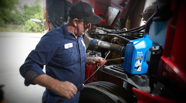 Running freight tractors double-duty-- OTR at night, locally in the day-- can cause engine oil to heat up more and often, per Chevron&apos;s Jim Gambill, &apos;&apos;and over time, every increase in average temperature of 20 degrees can cut the oil&rsquo;s lifespan by 50%&apos;