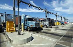 Over 120 drayage truck drivers are on strike at the Port of Los Angeles and the Port of Long Beach Over 120 drayage truck drivers are on strike at the Port of Los Angeles and the Port of Long Beach