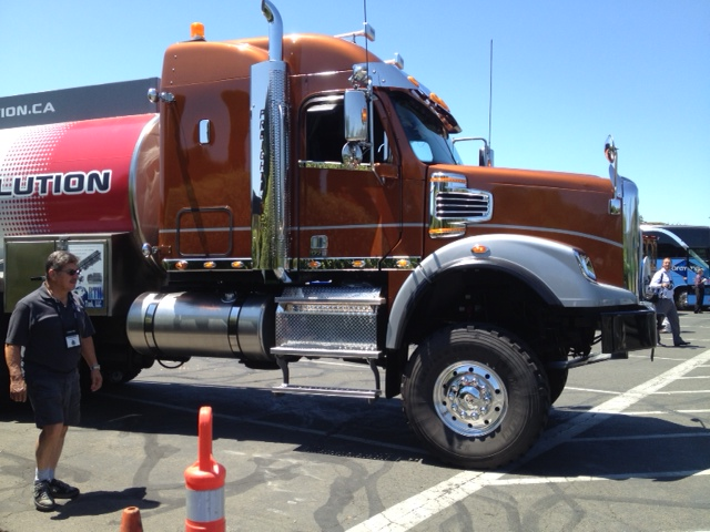 Designed to carry water for fracking Freightliner 122SD Sleeper 8x8 AWD Extreme Heavy Haul Tanker with Evolution body