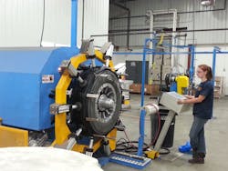 Manufacturers such as Goodyear work hard to ensure their retread products can perform as well as new tires Manufacturers such as Goodyear work hard to ensure their retread products can perform as well as new tires