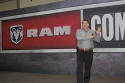 Robert Hegbloom at the 2013 NTEA Work truck show Robert Hegbloom at the 2013 NTEA Work truck show