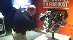 Ford&apos;s Ed Waszczenko provides an overview off the OEM&apos;s new gasoline-powered 2.7 liter EcoBoost V6 engine.