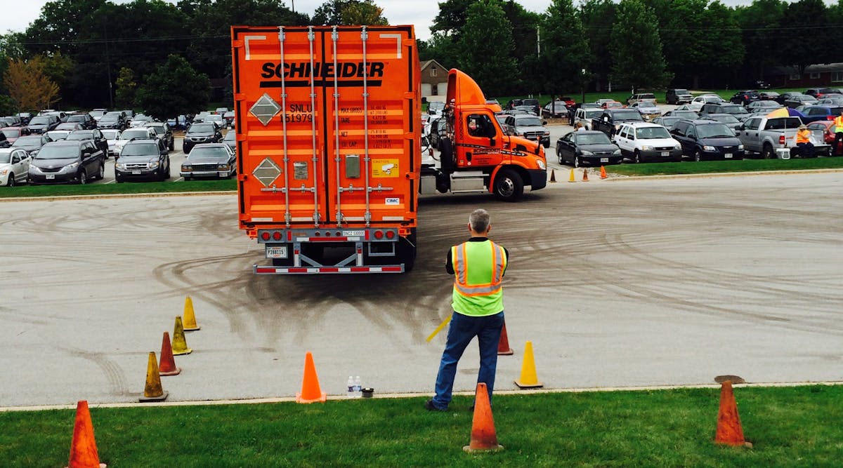 Schneider safety rodeo rewards careful drivers | FleetOwner