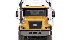 The set-forwrd-axle design of the new Cat CT681 work truck is aimed at fleets that must comply with bridge law formulas where they operate seeking to maximize their loads as well as those looking for a longer-wheelbase truck to gain better ride quality on long hauls or when running over rough roads, according to Ron Schultz, Caterpillar&apos;s sales manager&mdash; Global On-Highway Trucks.