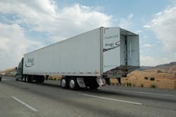 A fully deployed Trailer Tail in highway operation A fully deployed Trailer Tail in highway operation