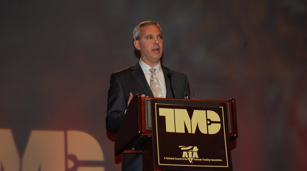 ATA&apos;s David Osiecki pinch hit as keynote speaker at the 2015 TMC annual meeting.