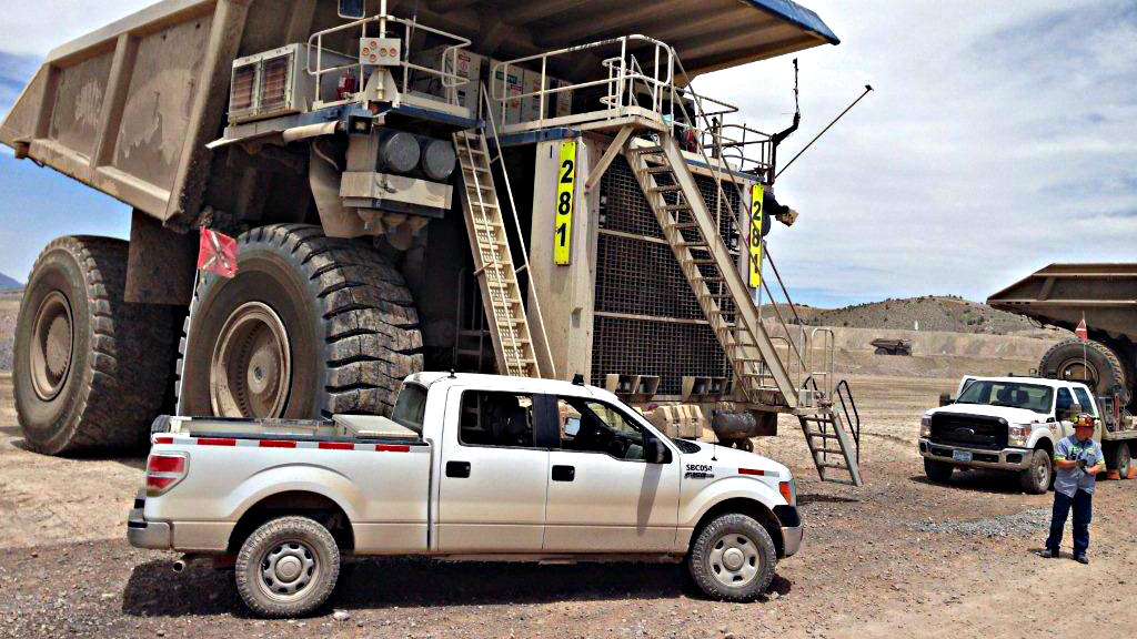 Fleet testing the aluminum body Ford F150 in Nevada39s open pit gold mines