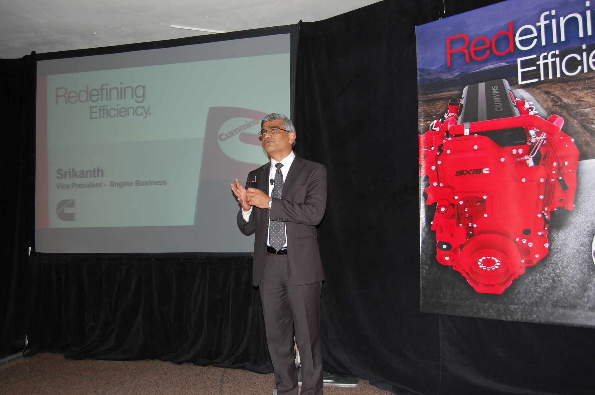 Srikanth Padmanabhan VP of the HMLD engine business at Cummins