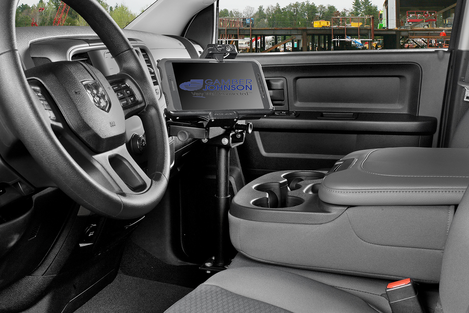 GamberJohnson and Samsung have developed a powered only docking station for the new Samsung Galaxy Tab Active Rugged Tablet