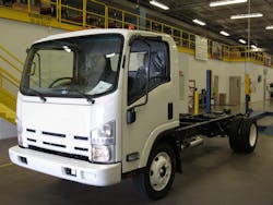 Isuzu just rolled out its 20000th gasolinepowered NSeries truck Isuzu just rolled out its 20000th gasolinepowered NSeries truck