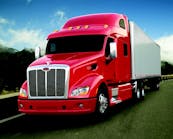 Peterbilt has added Bendix&apos;s SmarTire Tire Pressuring Monitoring System to its Model 587.