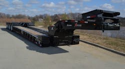 The XL 120 Low-Profile Hydraulic Detachable gooseneck trailer by XL Specialized Trailers.