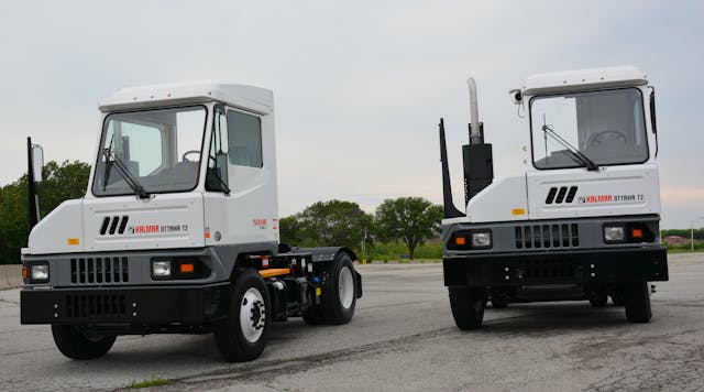 Kalmar Ottawa recently sold its 60,000th tractor, a new T2 terminal tractor, to Averitt Express.