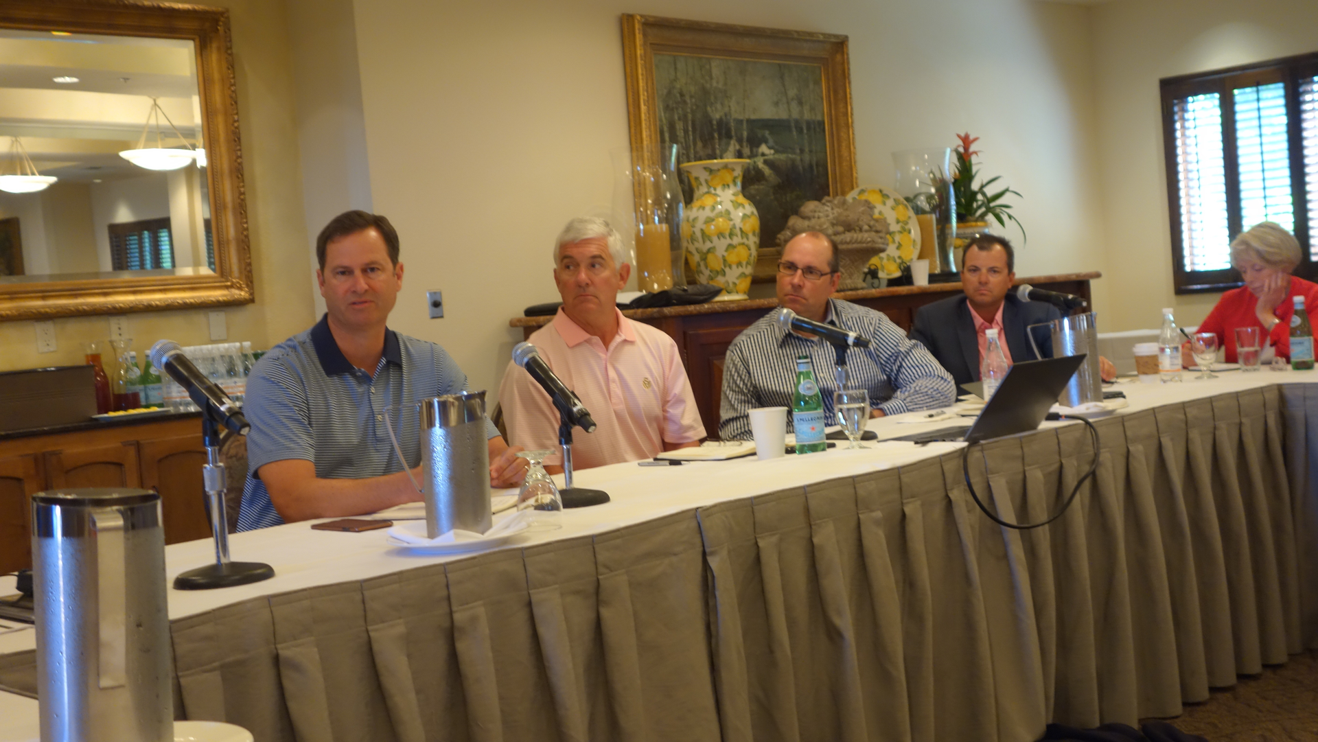 Left to right Brad Fauvre Rick Reynolds Scott Pharr and Ray Hufnagel