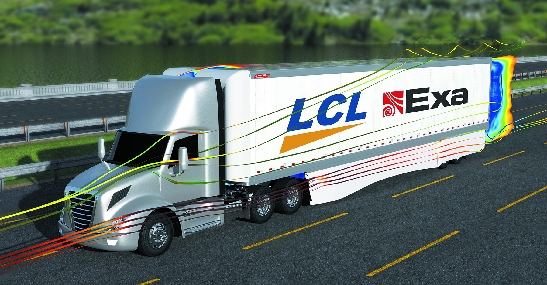 A view of EXA39s PowerFLOW simulation software program