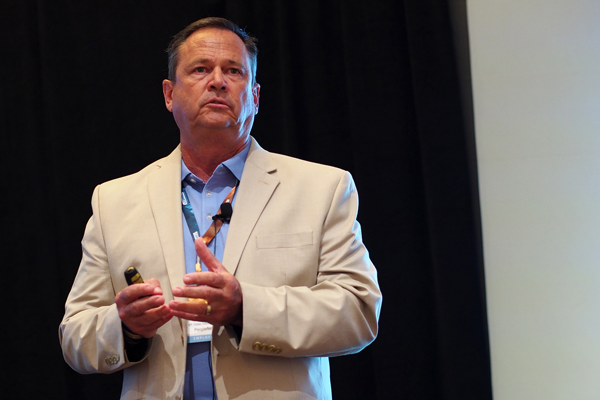 PeopleNet39s Jim Angel discusses the company39s forthcoming video product and why he says fleets should consider adding video to their trucks Photo by Aaron Marsh