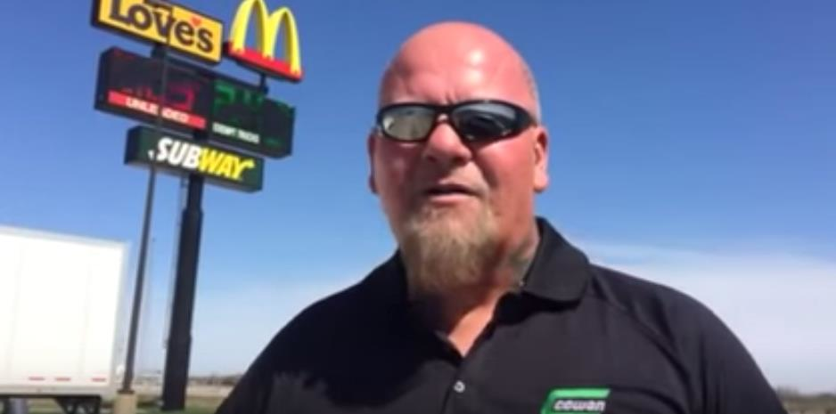 39Big John39 Drury the Dancing Trucker on his truck stop tour