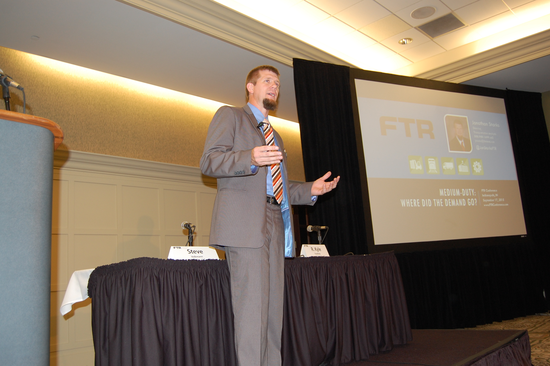 FTR39s Jonathan Starks talks mediumduty at the firm39s annual conference