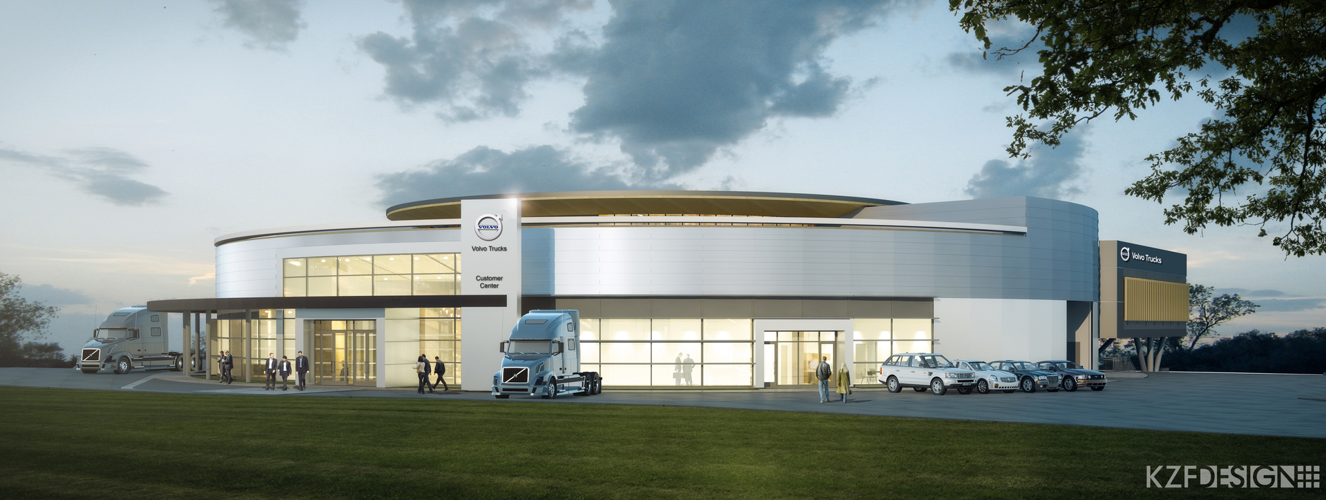 Volvorsquos new Customer Experience Center at the New River Valley NRV truck assembly plant in Dublin VA