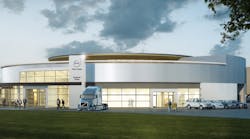Volvo&rsquo;s new Customer Experience Center at the New River Valley (NRV) truck assembly plant in Dublin, VA.